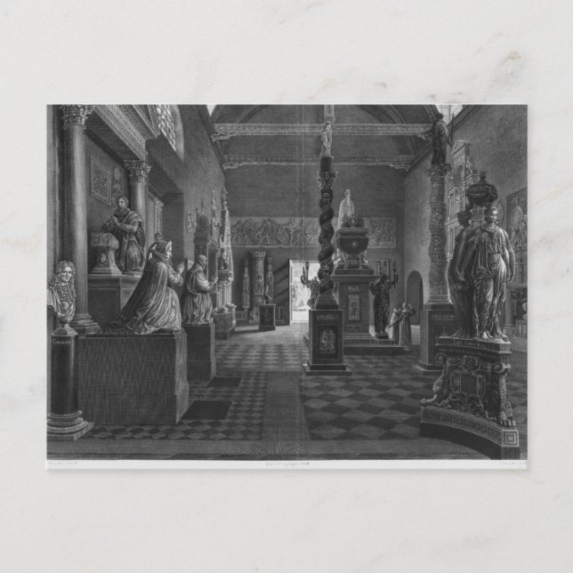 Postal Primera vista de la sala de introducción (Anverso)