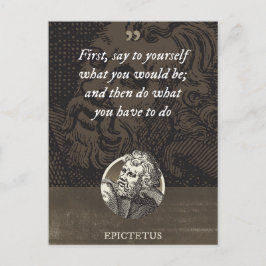 Postal Primero, di lo que serías; y luego