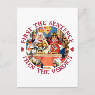 POSTAL PRIMERO LA SENTENCIA, LUEGO EL VEREDICTO