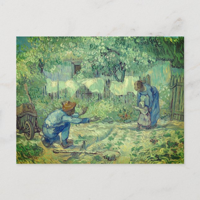 Postal Primeros pasos (Anverso)