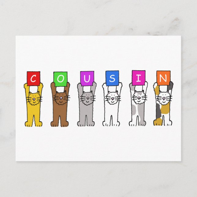 Postal Primo: Feliz cumpleaños o en blanco para su propio (Anverso)