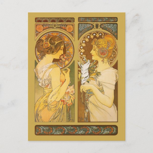 Postal Primrose & Quill (Anverso)