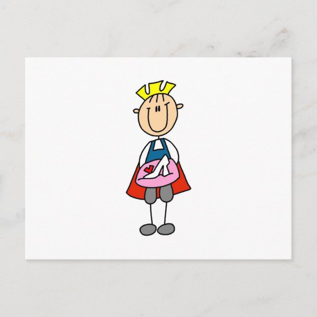 Postal Prince Con Zapata De Vidrio (Anverso)