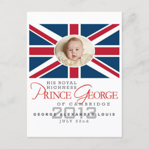 Postal Prince George - William & Kate