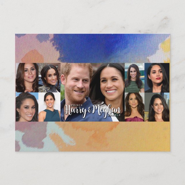 Postal Prince Harry & Meghan Markle (Anverso)