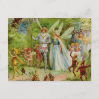 Prince y Thumbelina en la Madera Mágica