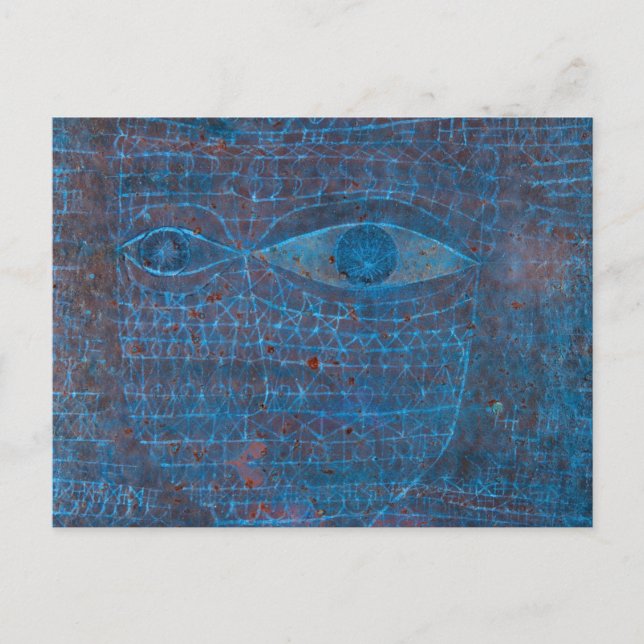 Postal Princesa árabe, 1924 por Paul Klee (Anverso)