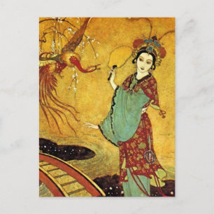 Postal “Princesa Badoura” de Edmund Dulac