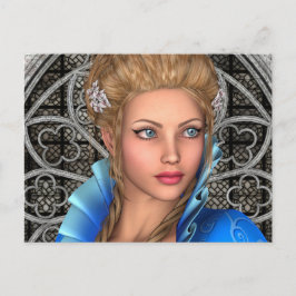 Postal Princesa de cuento de hadas
