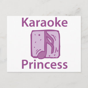 Postal Princesa de Karaoke