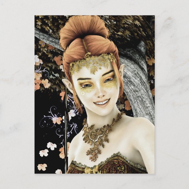 Postal Princesa de Otoño (Anverso)