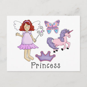 Postal Princesa de Unicorn