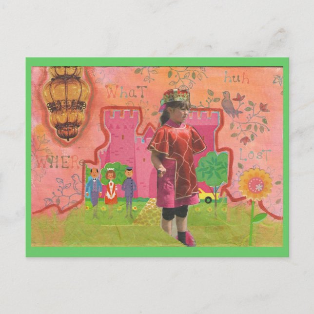 Postal Princesa decepcionada (Anverso)