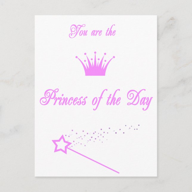 Postal Princesa del Día - Postcard (Anverso)