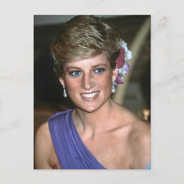 Postal Princesa Diana Tailandia 1988 (Anverso)