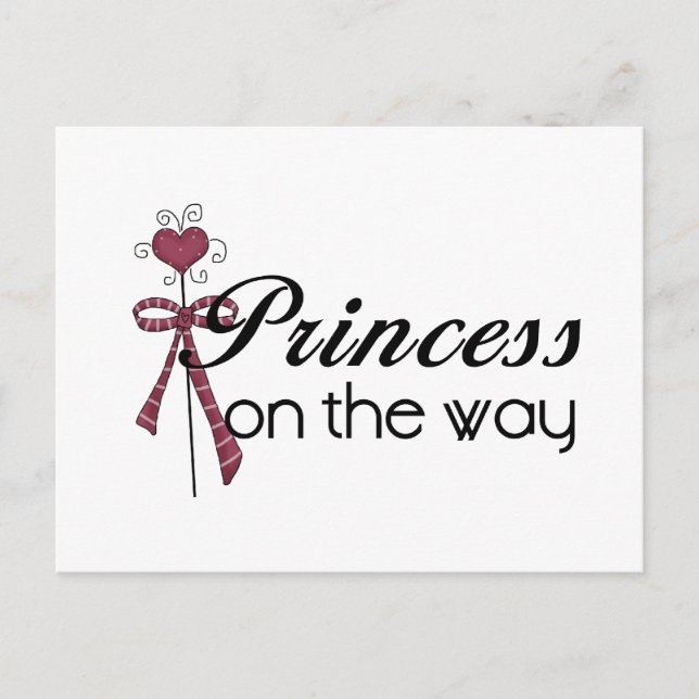 Postal Princesa en el camino - Personalizada (Anverso)