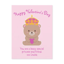 Princesa especial del Beary Real Rosa Cute Kawaii