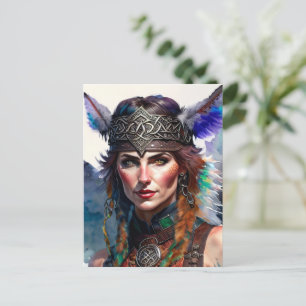 Postal Princesa guerrera celta