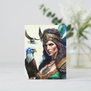 Postal Princesa guerrera celta
