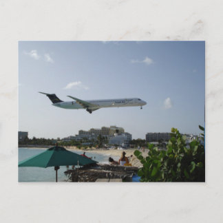 Postal Princesa Juliana Airport Postcard