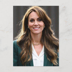 Postal Princesa Kate blanca estilizada