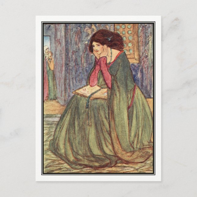 Postal Princesa llora por Florence Harrison (Anverso)
