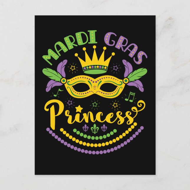 Postal Princesa Mardi Gras (Anverso)