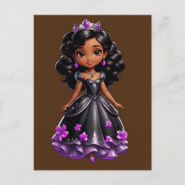 Postal Princesa negra