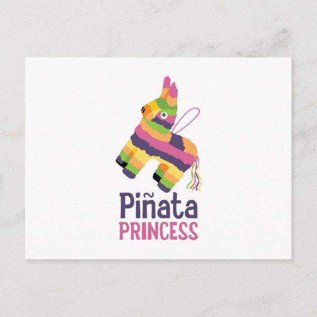 Postal Princesa Piñata (Anverso)