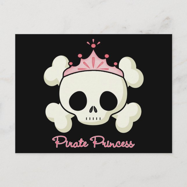 Postal Princesa pirata (Anverso)