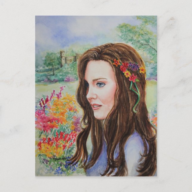 Postal Princesa PMACarlson Kate (Anverso)