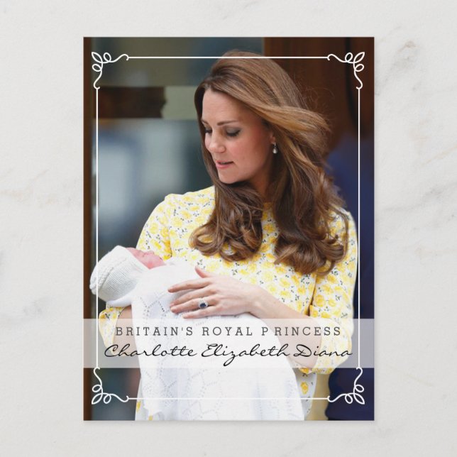 Postal Princesa Real - William & Kate (Anverso)