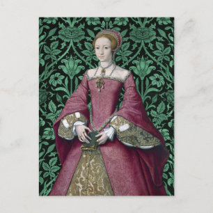 Postal Princesa Retrato Elizabeth Tudor, Reina
