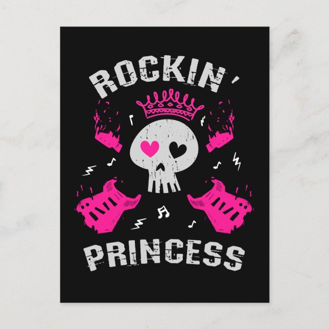 Postal Princesa Rockin (Anverso)