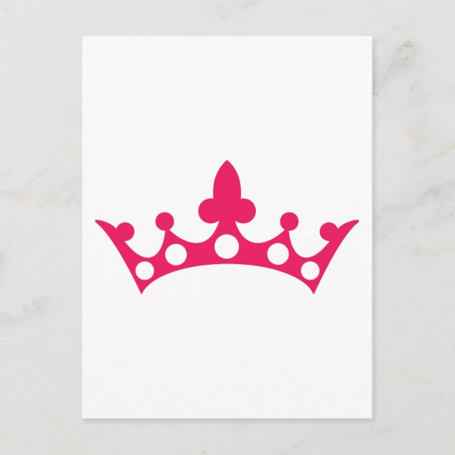 Postal Princesa Rosa Tiara (Anverso)