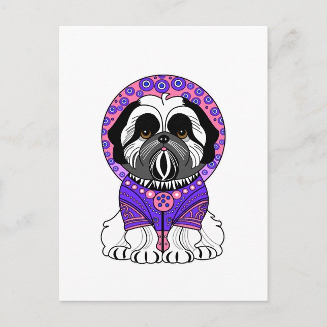 Postal Princesa Shih Tzu (Anverso)