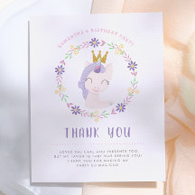 Princesa Unicornio Mágico | Gracias por el Cumplea