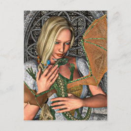 Postal Princesa y dragón