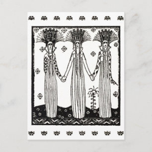 Postal Princesas del Castillo de Soria Moria
