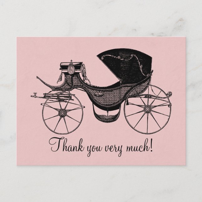 Postal Princess Baby Shower Gracias (Anverso)