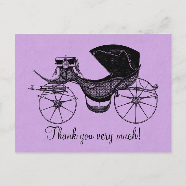 Postal Princess Baby Shower Gracias (Anverso)