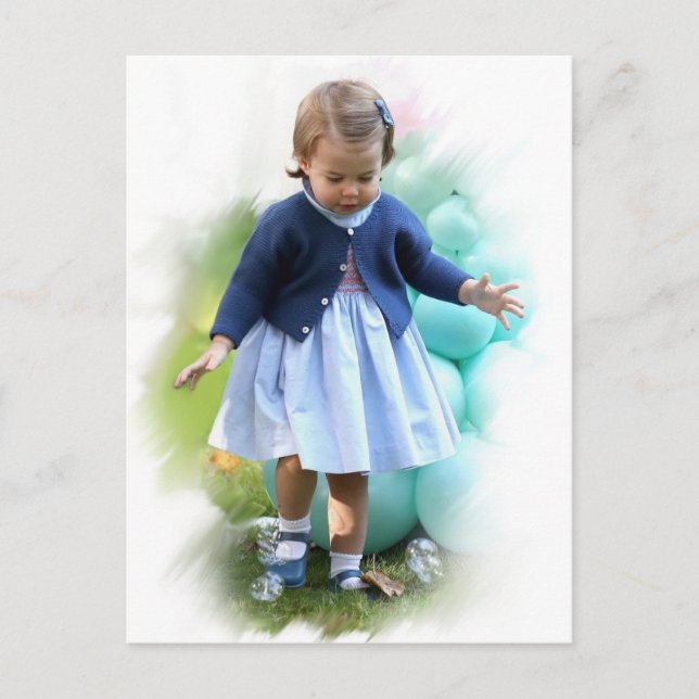 Postal Princess Charllote Elizabeth Walking (Anverso)