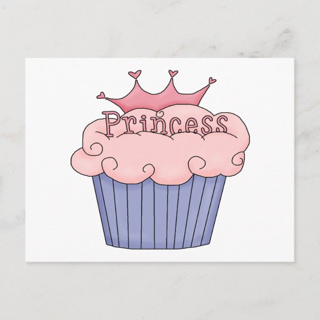 Postal Princess Cupcake (Anverso)