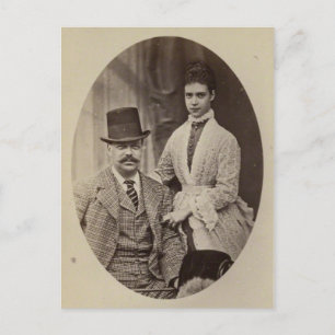 Postal PRINCESS DAGMAR de Dinamarca y Alejandro III #284