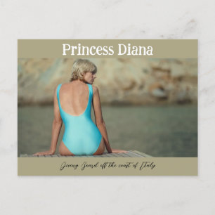 Postal Princess Diana Icónica Image Diving Board