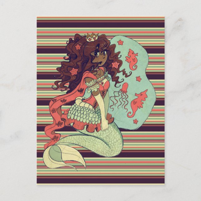 Postal Princess Mermaid (Anverso)