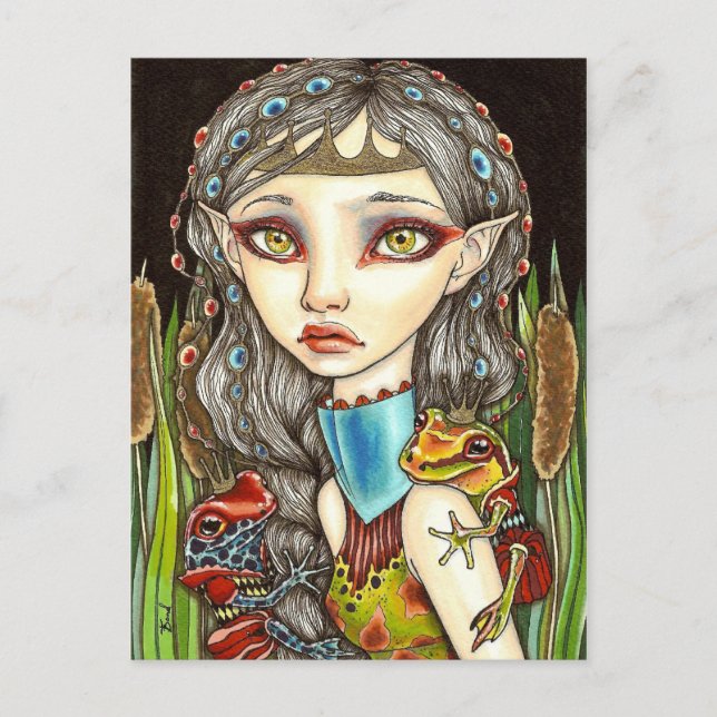Postal Princesse Grenouille (Anverso)