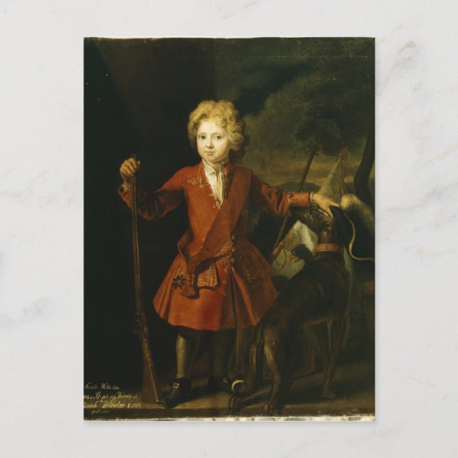 Postal Príncipe de la Corona Frederick William I (Anverso)