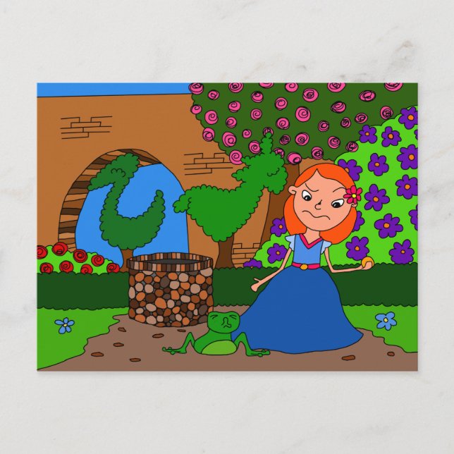 Postal Príncipe de la rana (Anverso)