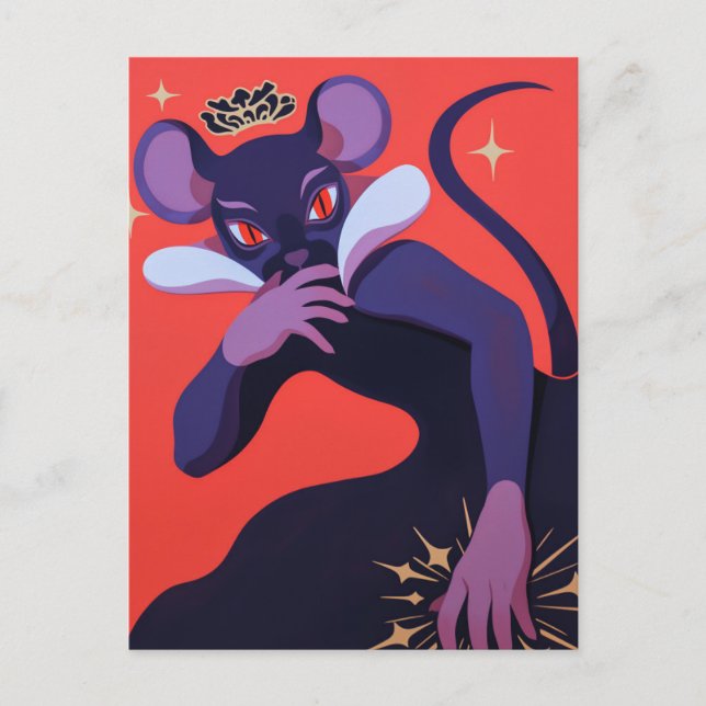 Postal Príncipe de las Ratas (Anverso)